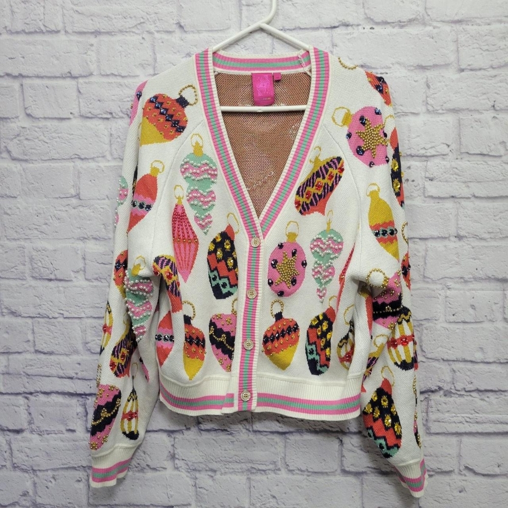 Colorful Women's Sweater with Ornament Design